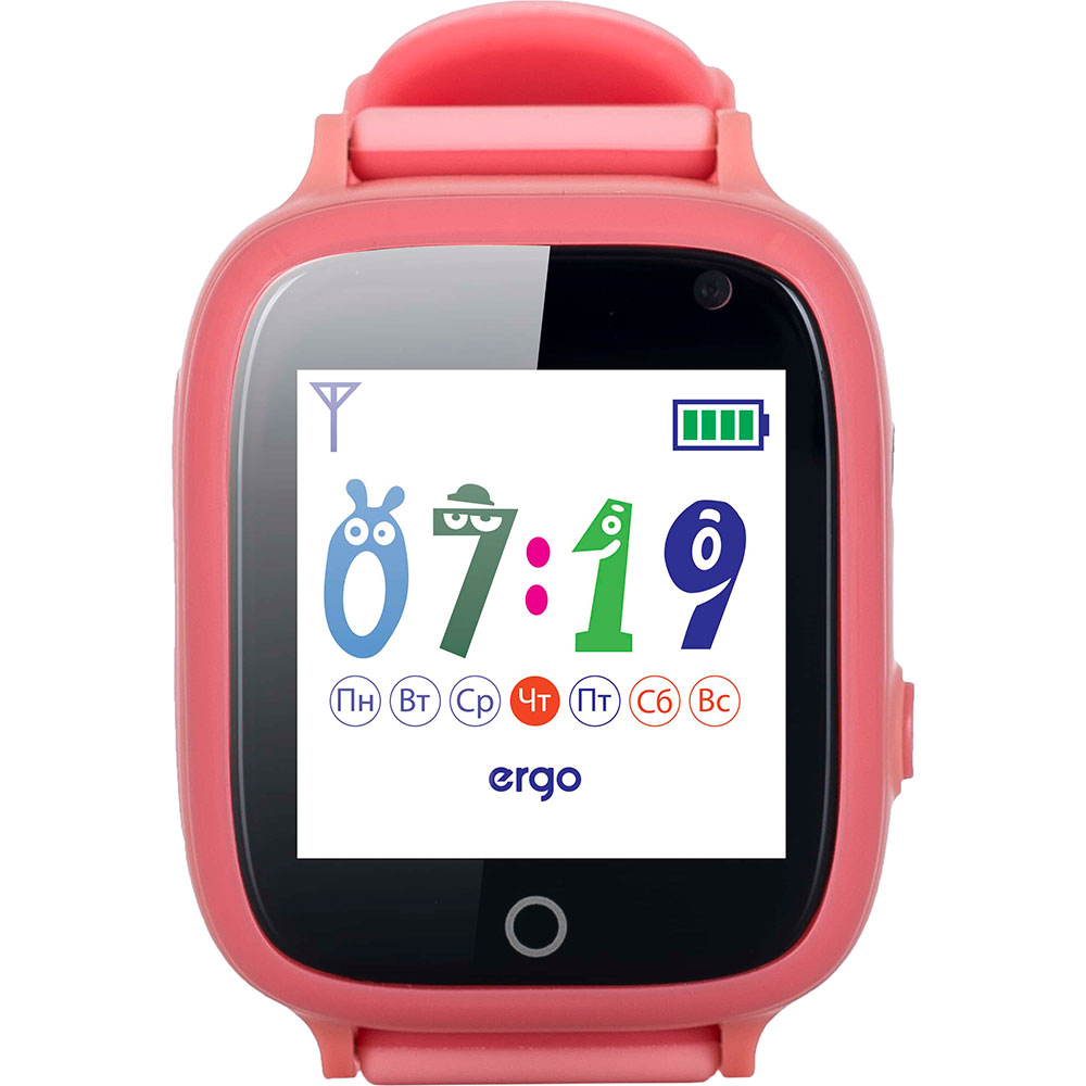 Зовнішній вигляд Смарт-годинник ERGO GPS Tracker Color C020 Pink (GPSC020P)