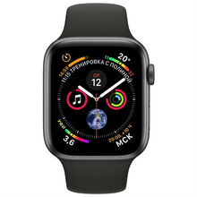 Смарт-годинник APPLE Watch Series 4 40mm Space Aluminium Grey with Black Sport Band (MU662UA/A)