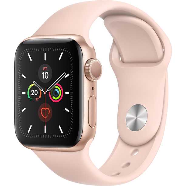 Смарт-часы APPLE Watch Series 5 GPS 40 Gold Alum Pink Sand Sp/B (MWV72UL/A)