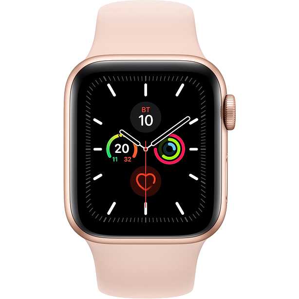 Смарт-годинник APPLE Watch Series 5 GPS 44 Gold Alum Pink Sand Sp/B (MWVE2GK/A) Функціональність для дорослих