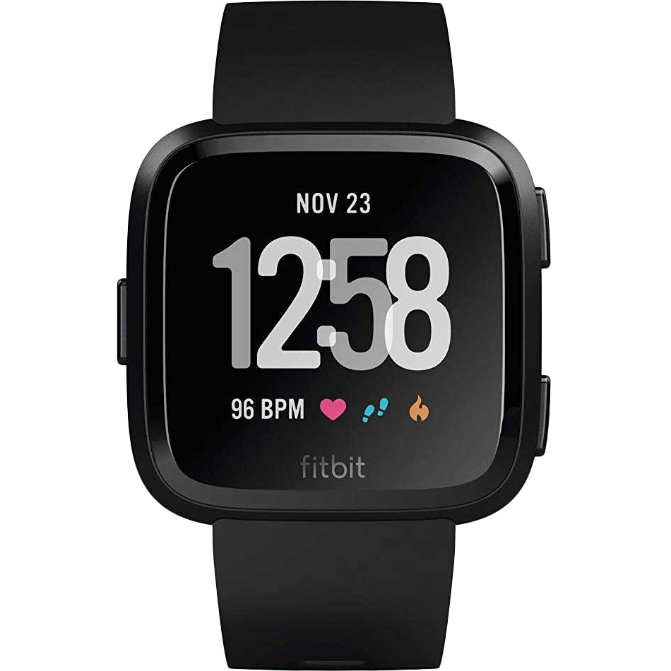 Смарт-часы FITBIT Versa Gunmetal/Black (FB505GMBK) Функциональность для взрослых