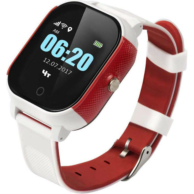 

Смарт-часы GOGPS К23 white/red (K23WHRD), К23 white/red