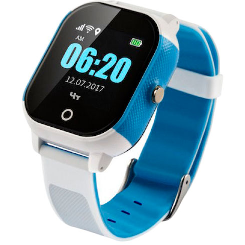 

Смарт-часы GOGPS К23 white/blue (K23BLWH), К23 white/blue