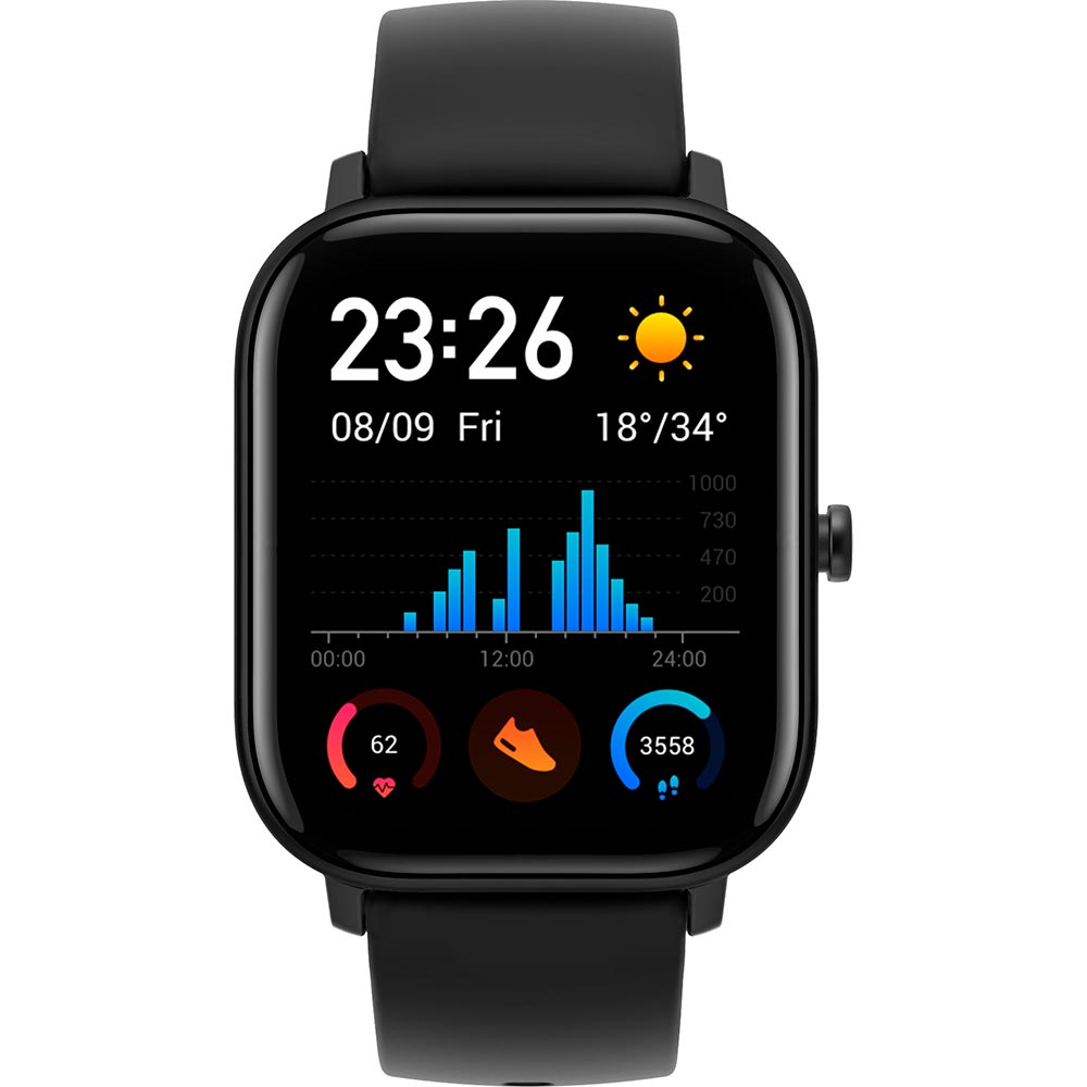 

Смарт-часы Amazfit GTS Obsidian Black, GTS (obsidian black)