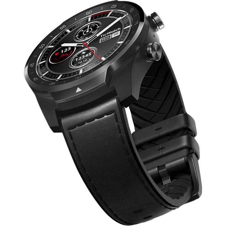 Смарт-часы MOBVOI TicWatch Pro WF12106 Shadow Black (P1031000600A) Совместимость iOS (Apple)