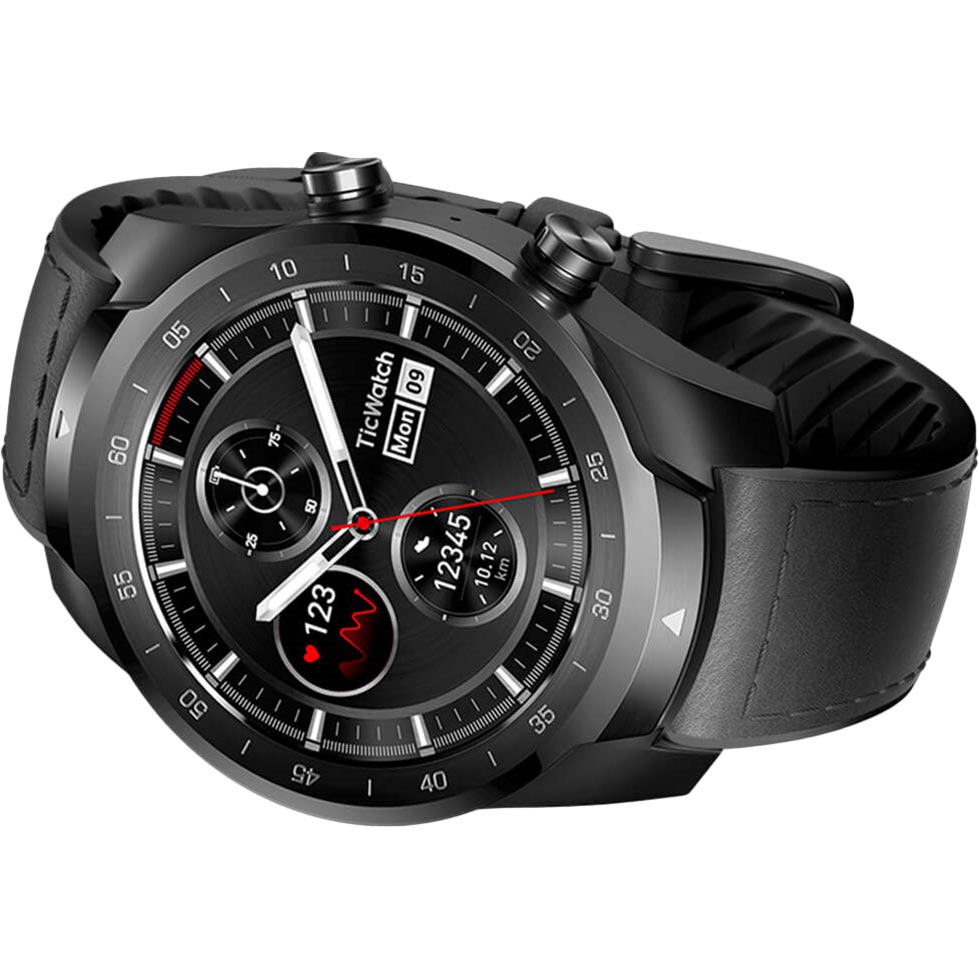 Внешний вид Смарт-часы MOBVOI TicWatch Pro WF12106 Shadow Black (P1031000600A)