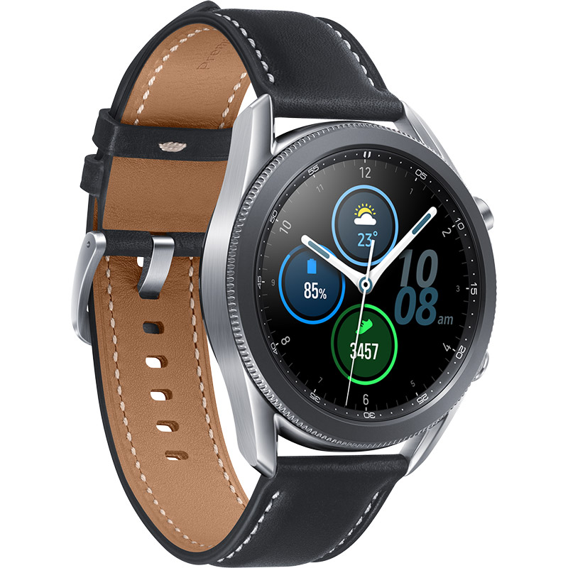 Смарт-часы SAMSUNG Galaxy Watch 3 45mm Silver (SM-R840NZSASEK) Дизайн классический