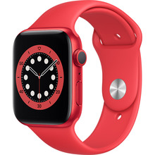 Смарт-годинник APPLE Watch Series 6 GPS 44 Red Sp/B (M00M3UL/A)