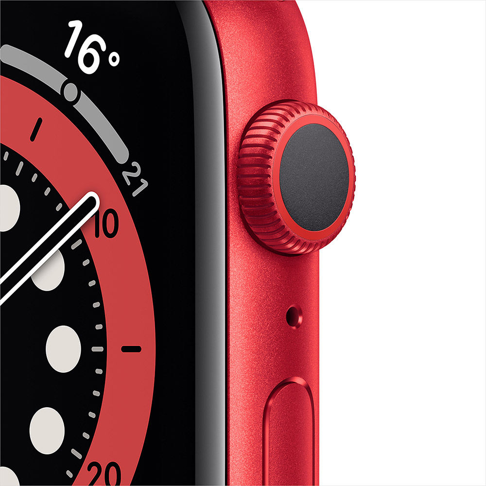 Смарт-годинник APPLE Watch Series 6 GPS 44 Red Sp/B (M00M3UL/A) Операційна система Watch OS