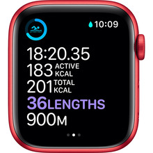 Смарт-годинник APPLE Watch Series 6 GPS 44 Red Sp/B (M00M3UL/A)