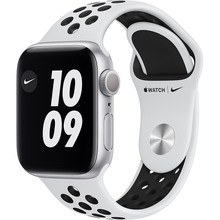 Смарт-часы APPLE Watch Nike Series 6 GPS 40 Silver Alum Platinum/Black (M00T3UL/A)