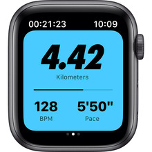 Смарт-часы APPLE Watch Nike Series 6 GPS 44 Space Gray Alum (MG173UL/A)