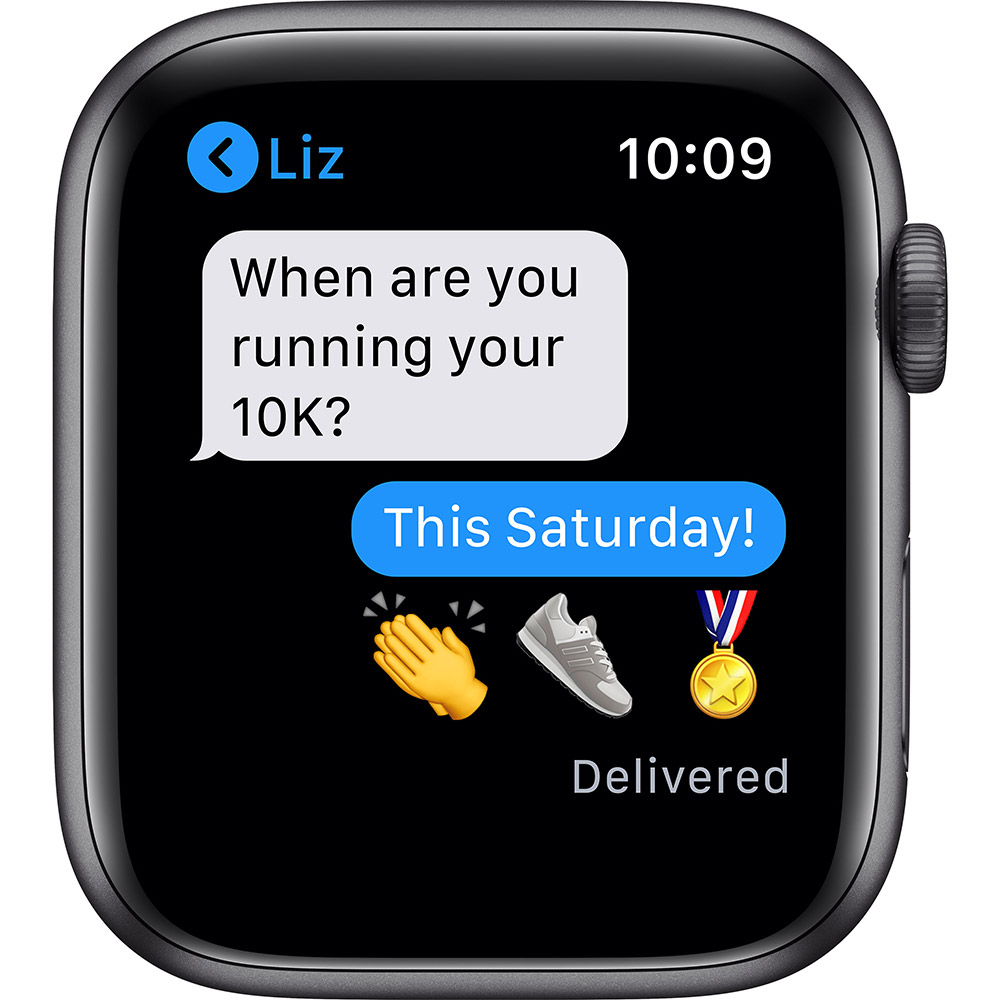 Внешний вид Смарт-часы APPLE Watch Nike Series 6 GPS 44 Space Gray Alum (MG173UL/A)