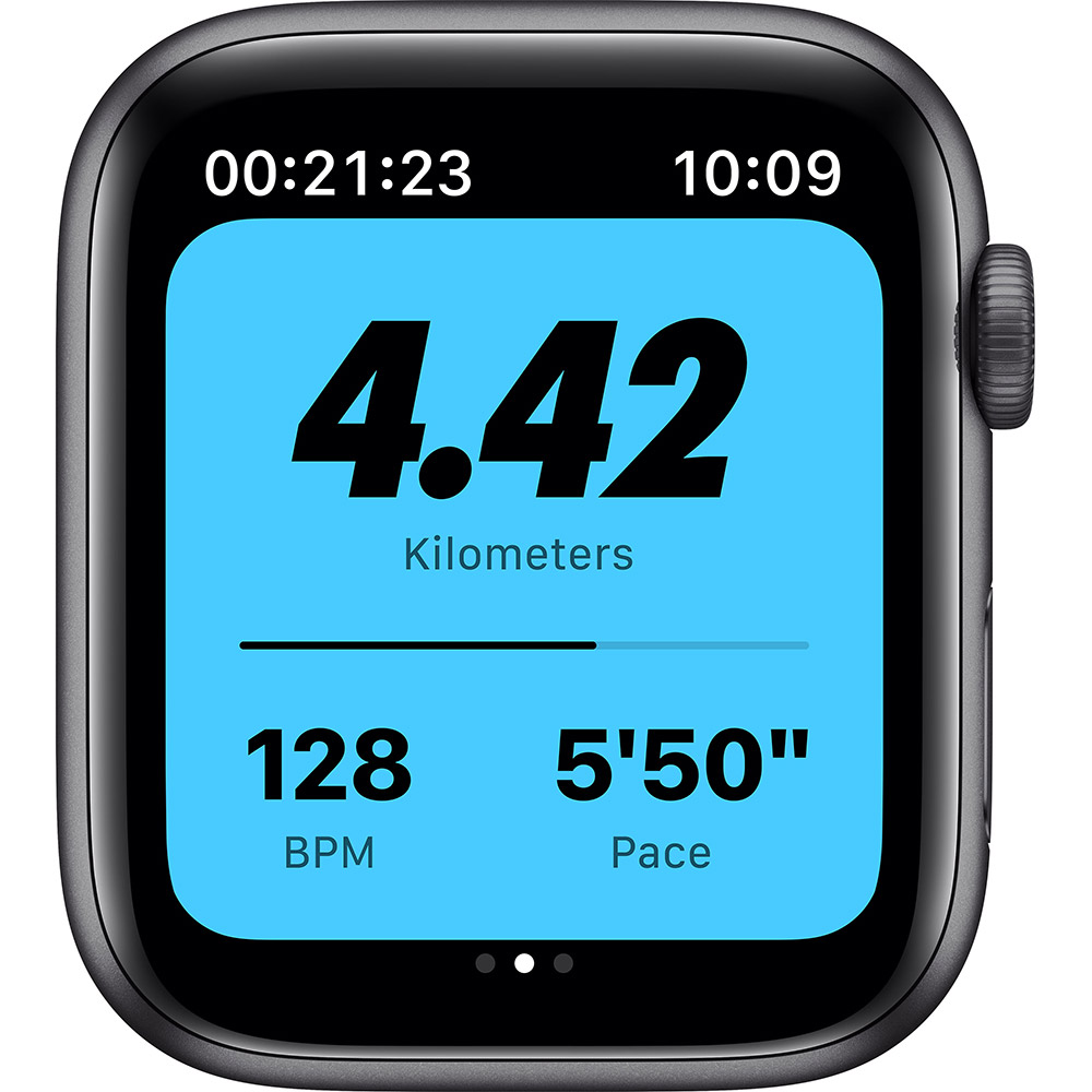 Смарт-часы APPLE Watch Nike SE GPS 44 Space Gray Alum (MYYK2UL/A) Совместимость iOS (Apple)