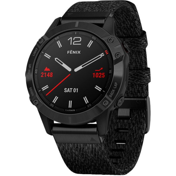 

Смарт-часы GARMIN Fenix 6 Sapphire Black DLC (010-02158-17), Fenix 6 Sapphire Black DLC (010-02158-17)