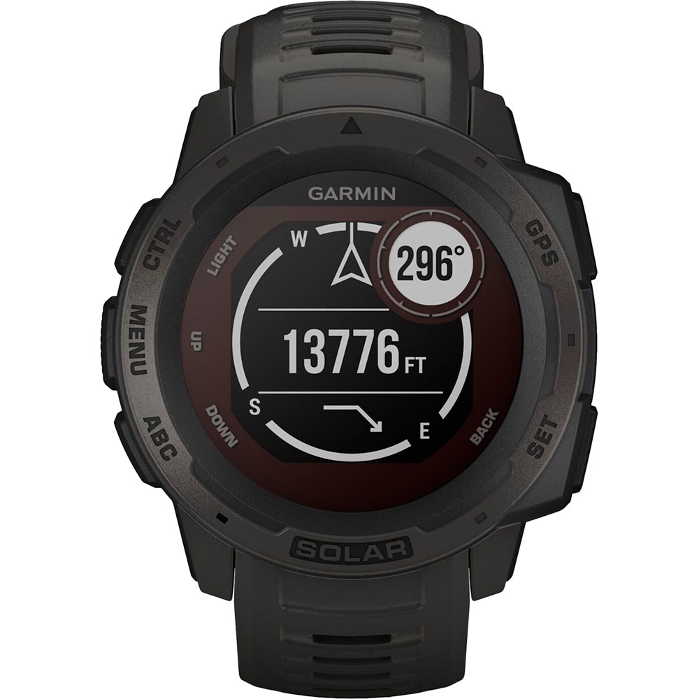 Смарт-часы GARMIN Instinct Solar Tactical Black (010-02293-03) Функциональность для взрослых