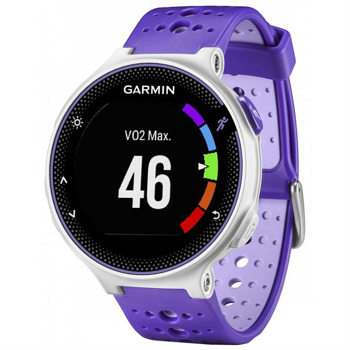 Смарт-часы GARMIN Forerunner 230 Purple/White Bundle (010-03717-47) Дизайн современный (спортивный)