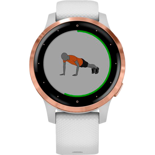 Смарт-часы GARMIN Vivoactive 4S White/Rose (010-02172-23) Функциональность для взрослых