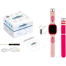 Смарт-часы AMIGO GO005 4G WIFI Thermometer Pink