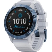 Смарт-годинник GARMIN Fenix 6 Pro Solar Edition Mineral Blue (010-02410-19)