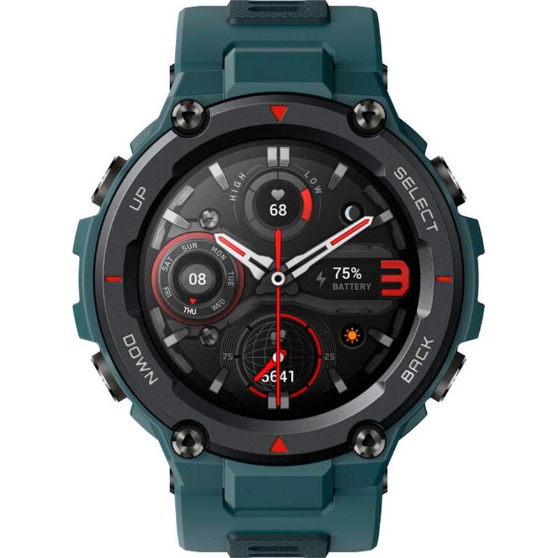 Смарт-часы AMAZFIT T-Rex Pro Steel Blue Функциональность для взрослых