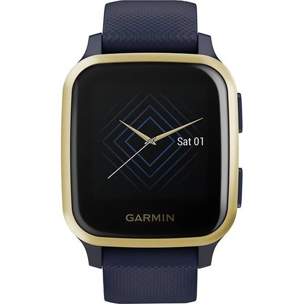 Смарт-часы GARMIN Venu Sq Music Navy/Light Gold (010-02426-12) Функциональность для взрослых