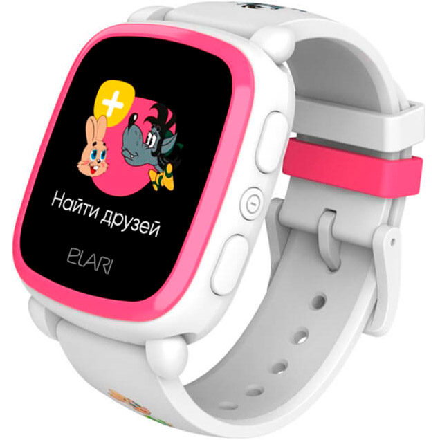 Смарт-годинник ELARI KidPhone NyPogodi White (KP-NP-WP) Смарт-годинник ELARI KidPhone NyPogodi White (KP-NP-WP)