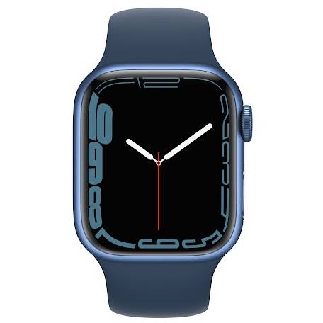 Смарт-часы APPLE Watch Series 7 GPS 41 Blue Alum Case Abyss Blue Sp/B (MKN13UL/A) Функциональность для взрослых