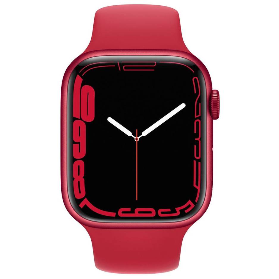 Смарт-годинник APPLE Watch Series 7 GPS 41 (PRODUCT) Red Alum Case Sp/B (MKN23UL/A) Функціональність для дорослих