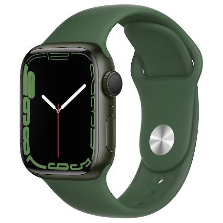 Смарт-годинник APPLE Watch Series 7 GPS 41 Green Alum Case Clover Sp/B (MKN03UL/A)