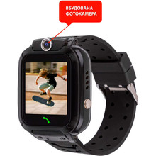 Смарт-годинник AMIGO GO007 FLEXI GPS Black