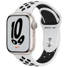 Смарт-часы APPLE Watch Nike S7 GPS 41 Starlight Alum Pure Platinum/Black Nike Sp/B (MKN33UL/A)