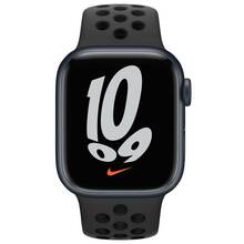 Смарт-годинник APPLE Watch Nike S7 GPS 41 Midnight Alum Anthracite / Black Nike Sp / B (MKN43UL / A)