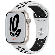 Смарт-часы APPLE Watch Nike S7 GPS 45 Starlight Alum Pure Platinum/Black Nike Sp/B (MKNA3UL/A)