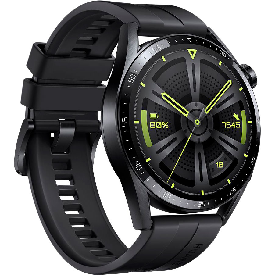 Зовнішній вигляд Смарт-годинник HUAWEI Watch GT3 46mm Black (55026956)