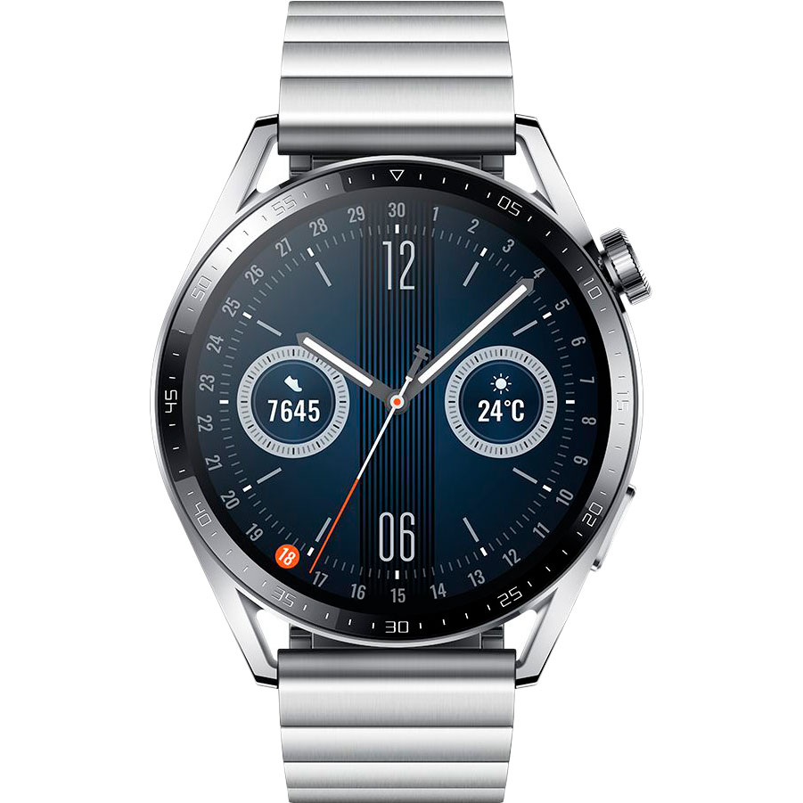 Смарт-годинник HUAWEI Watch GT3 46mm Stainless Steel (55026957) Функціональність для дорослих