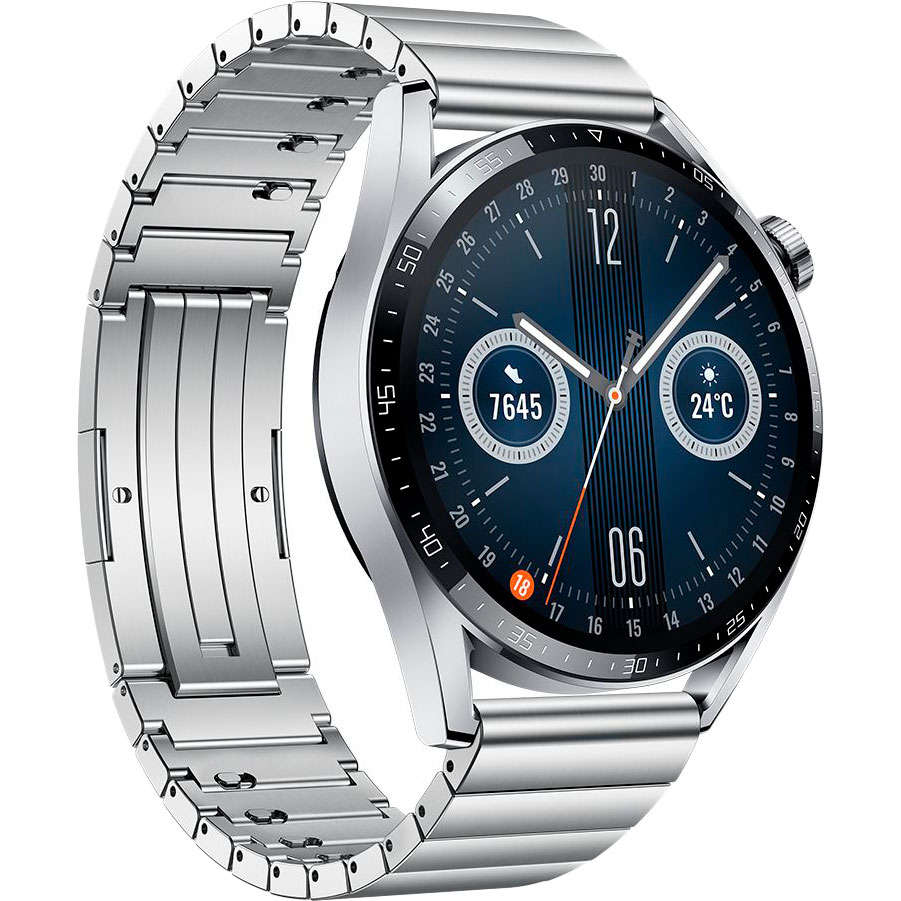 Смарт-годинник HUAWEI Watch GT3 46mm Stainless Steel (55026957) Операційна система інша