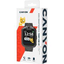 Смарт-годинник для дітей CANYON KW-31 Black (CNE-KW31BB)