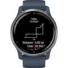 Смарт-часы GARMIN Venu 2 Blue Granite + Passivated (010-02430-10)