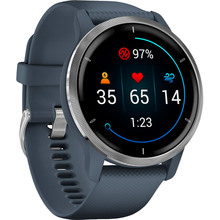 Смарт-часы GARMIN Venu 2 Blue Granite + Passivated (010-02430-10)