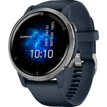 Смарт-годинник GARMIN Venu 2 Blue Granite + Passivated (010-02430-10)