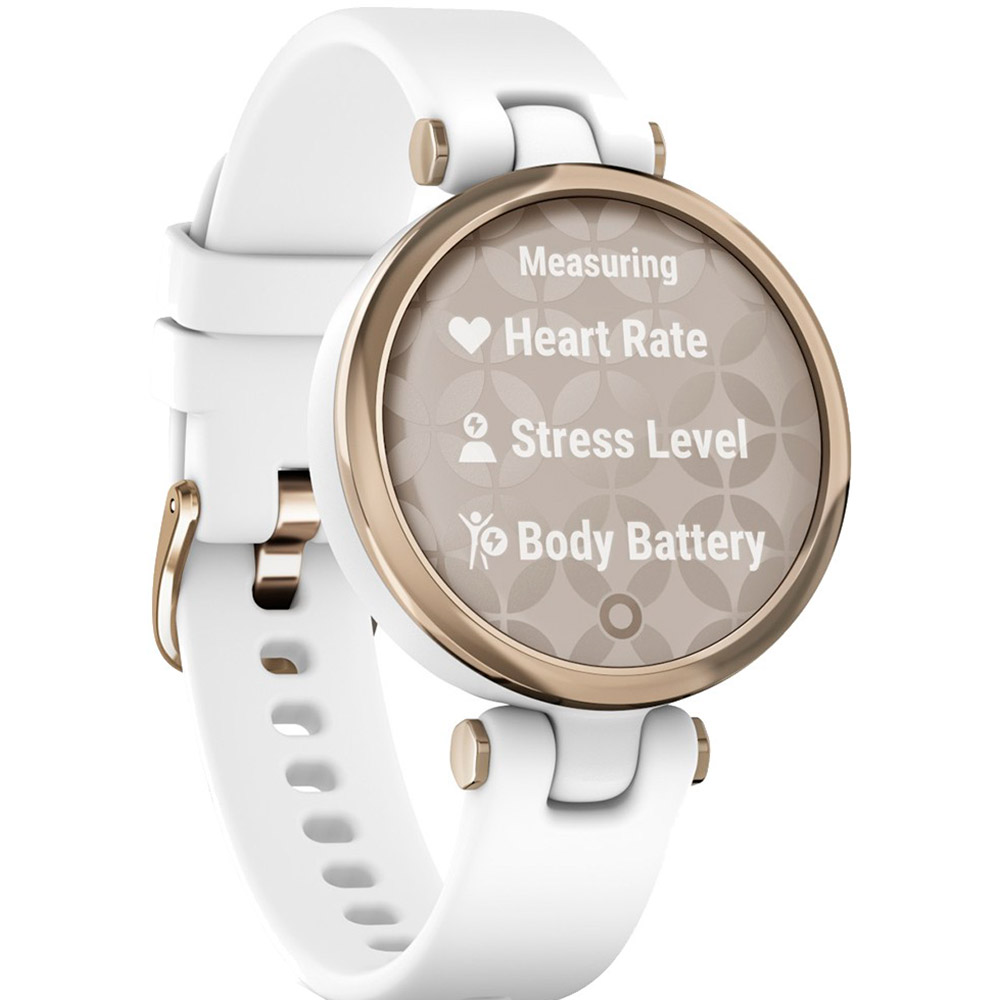 Внешний вид Смарт-часы GARMIN Lily Sport Cream Gold/White (010-02384-10)