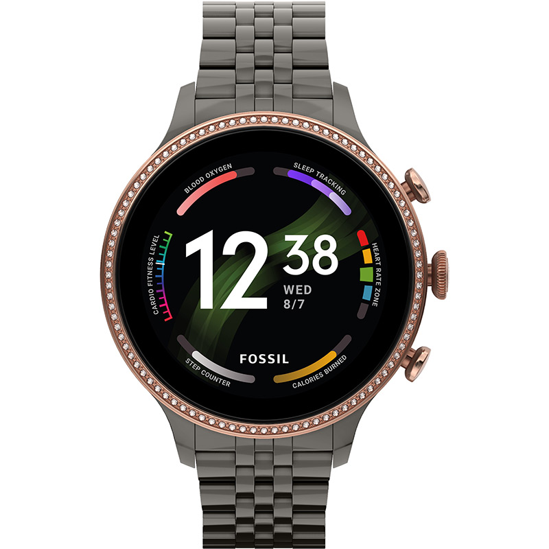 

Смарт-часы FOSSIL Gen 6 Gunmetal Stainless Steel (FTW6078), СМАРТ-ГОДИННИК GEN 6 GUNMETAL STAINLESS STEEL