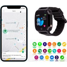 Смарт-часы AMIGO GO008 MILKY GPS WIFI Black