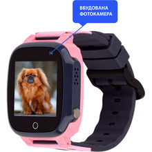 Смарт-годинник AMIGO GO008 MILKY GPS WIFI Pink