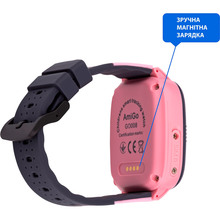 Смарт-годинник AMIGO GO008 MILKY GPS WIFI Pink