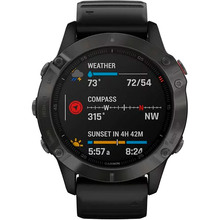 Смарт-часы GARMIN Fenix 6 Sapphire Gray (010-02158-11)