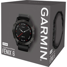 Смарт-часы GARMIN Fenix 6 Sapphire Gray (010-02158-11)