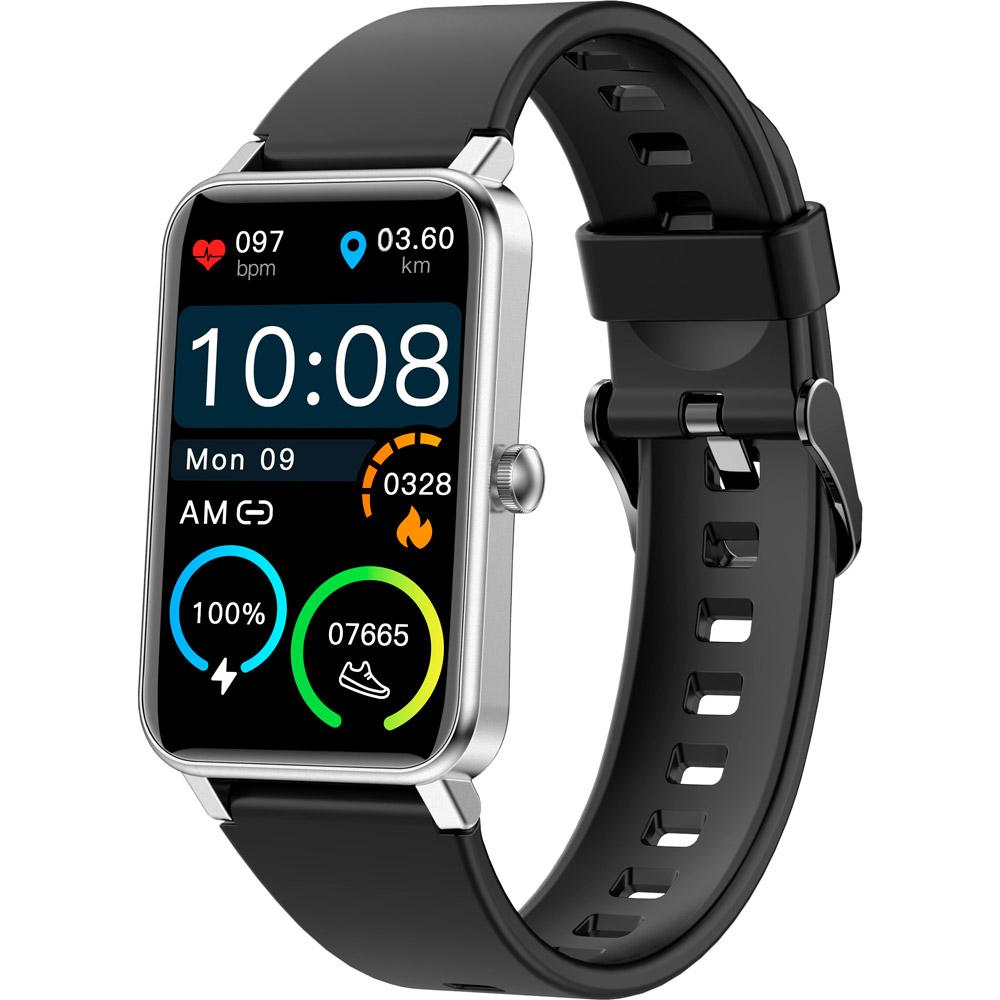 Смарт-годинник GLOBEX Smart Watch Fit Silver Функціональність для дорослих