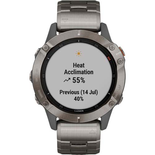 Смарт-часы Garmin Fenix 6 Sapphire Titanium Gray with Ti Band (010-02158-23) Совместимость Android OS